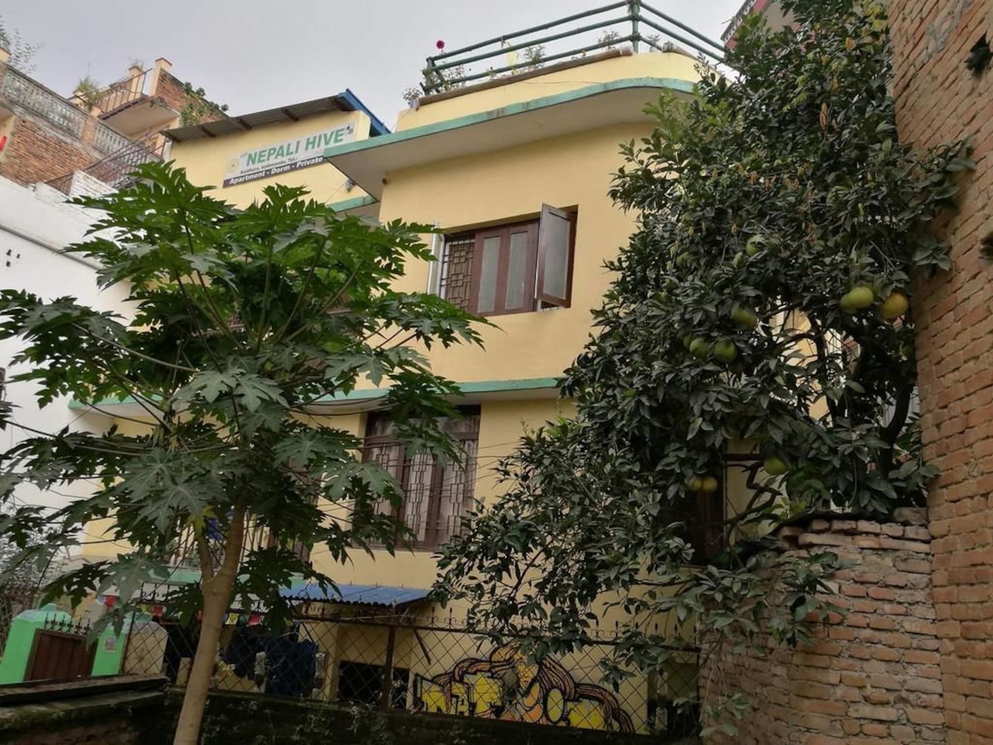 The Nepali Hive Hostel กาฐมาณฑุ ภายนอก รูปภาพ